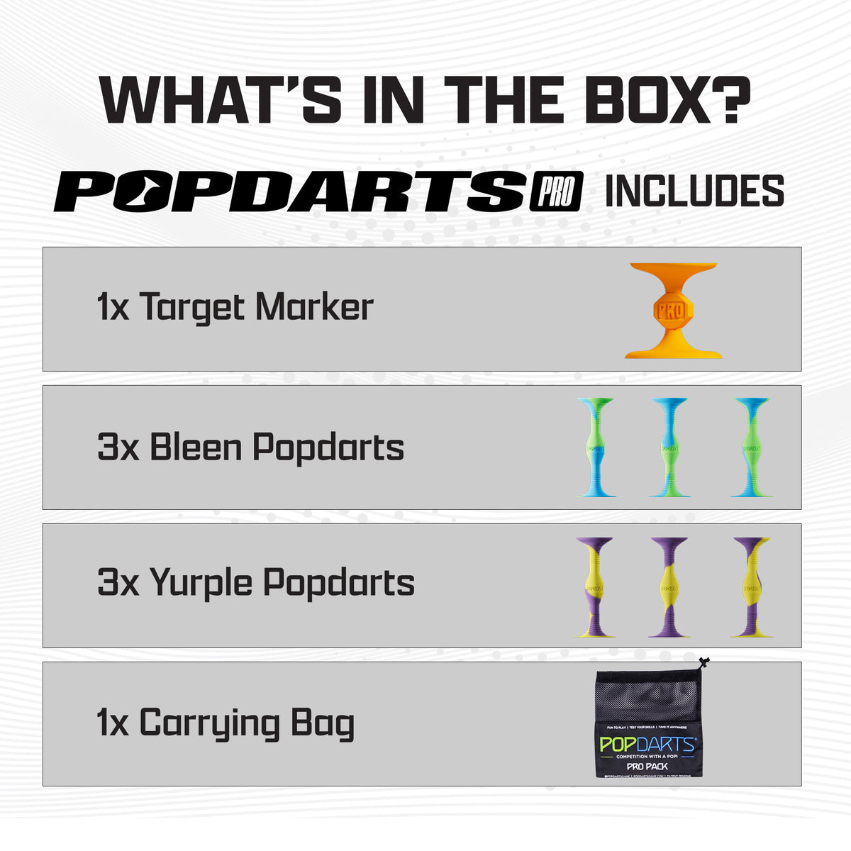 Popdarts Pro Bleen and Yurple
