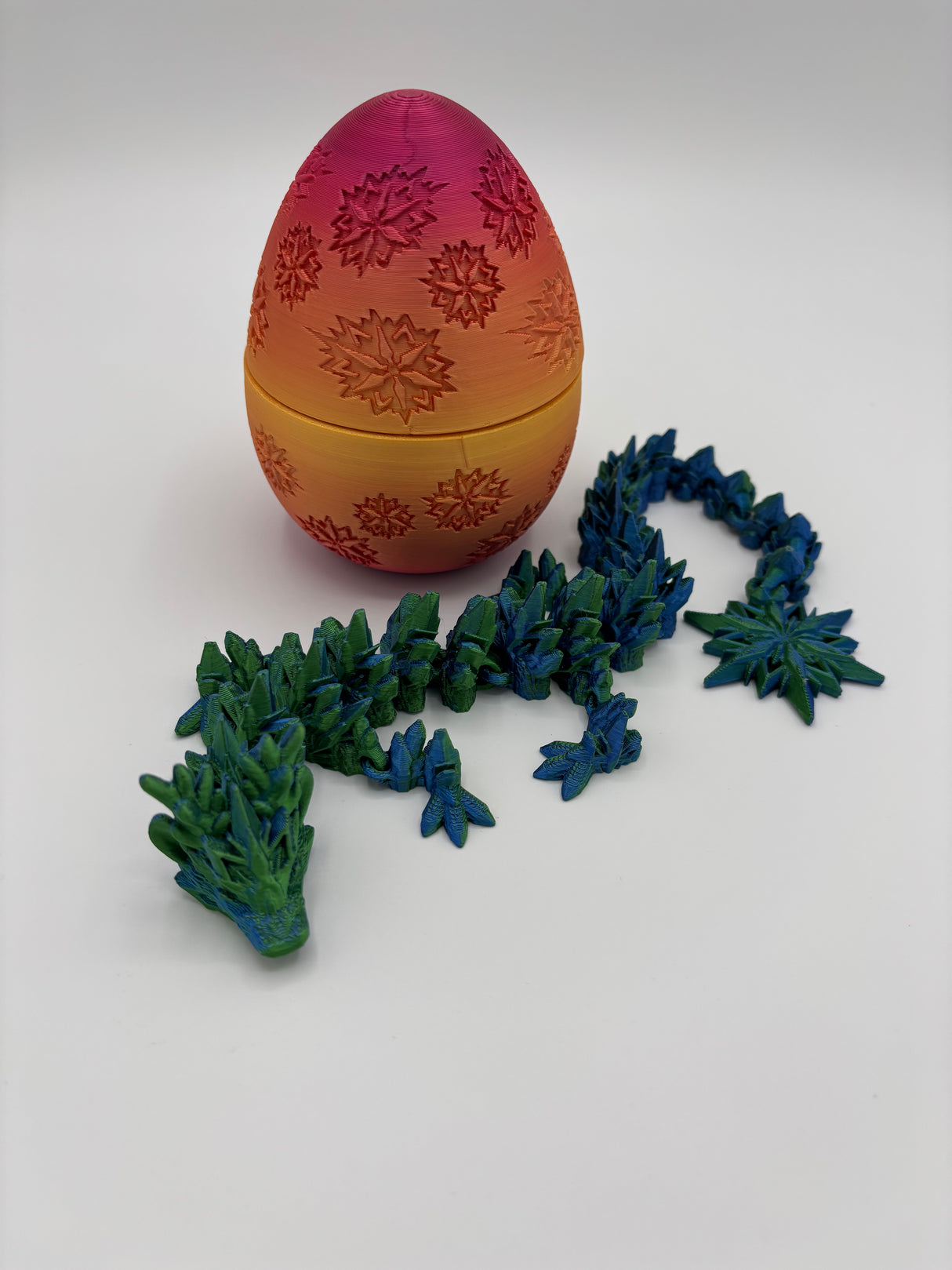 3D Printed Mystery Winter Dragon Egg