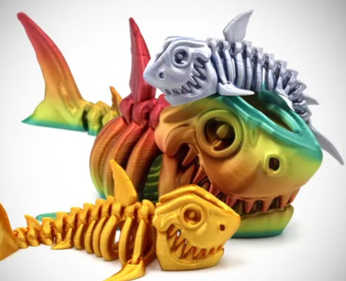 Large 3 D Printed Shark