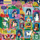 1000 Pc Puzzle Christmas Cats