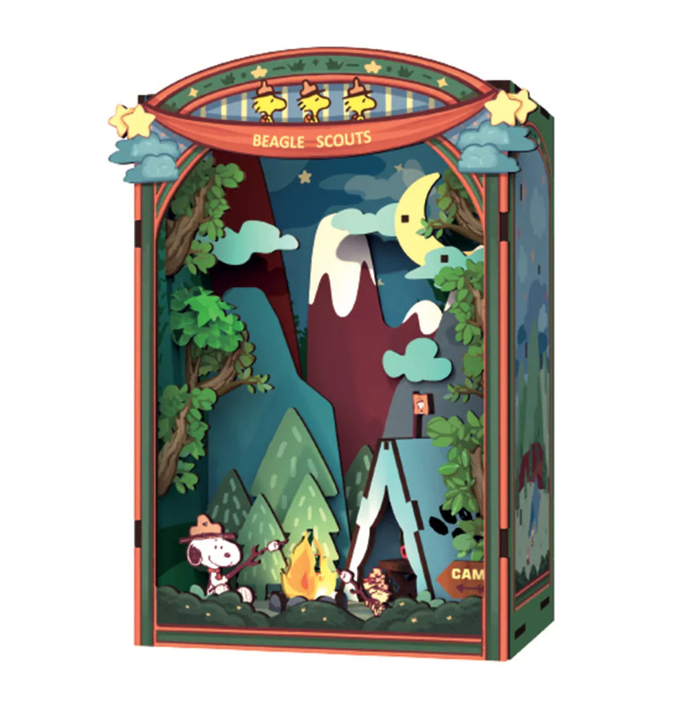 PEANUTS Snoopy's Beagle Scouts DIY Book Nook Kit