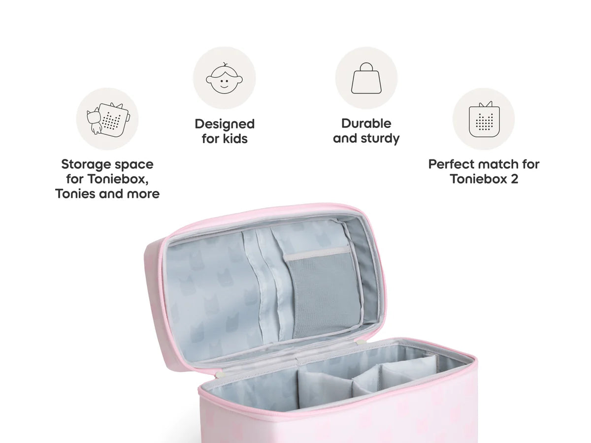 Toniebox All in One Carrying Case Cloud Pink