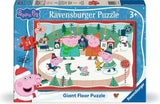 24 pc Snow Much Fun! Peppa Pig Giant Floor Puzzle