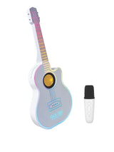 Bluetooth LED Guitar Speaer with Wireless Karaoke Microphone