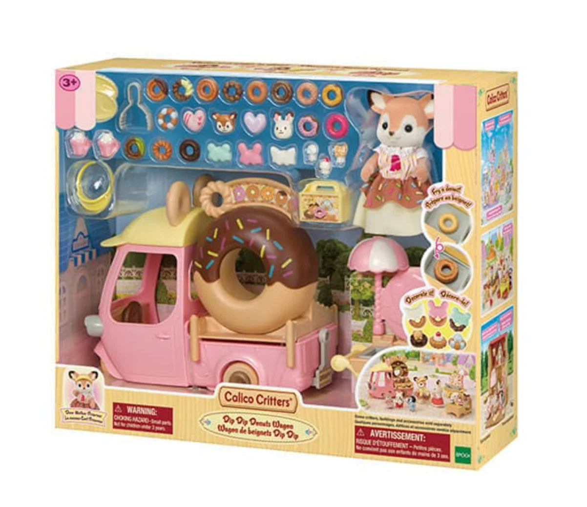 Calico Critters Dip Dip Donuts Wagon