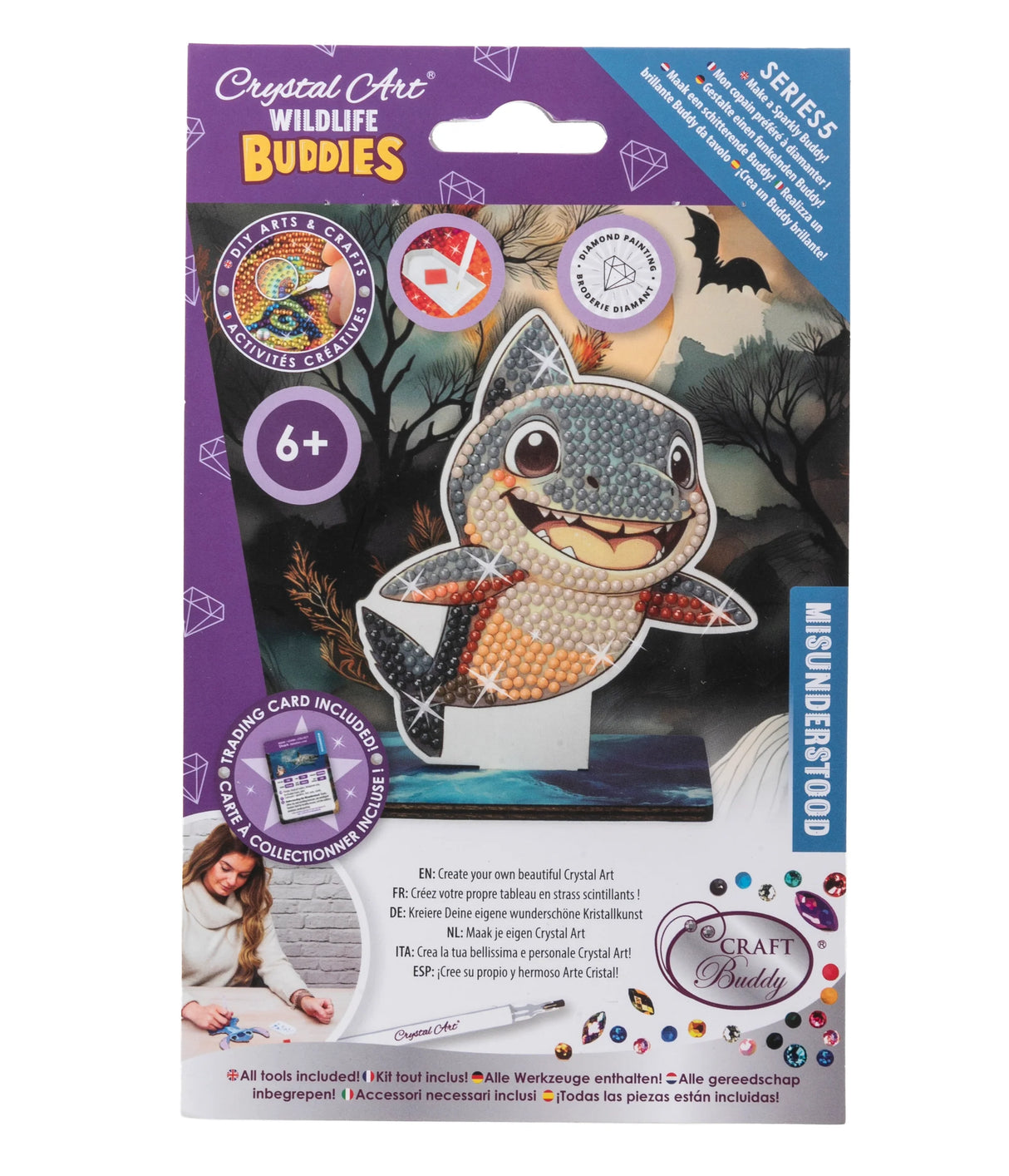 Crystal Art Ocean Buddies Shark