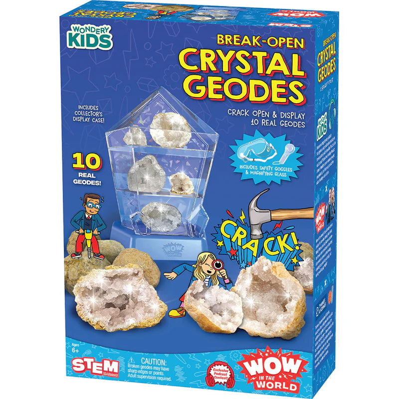 Wow in the World Break Open Crystal Geodes