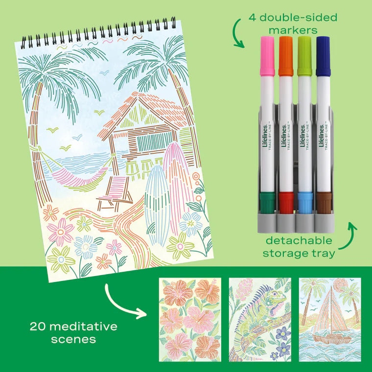 Trace By Line Tropical Paradise