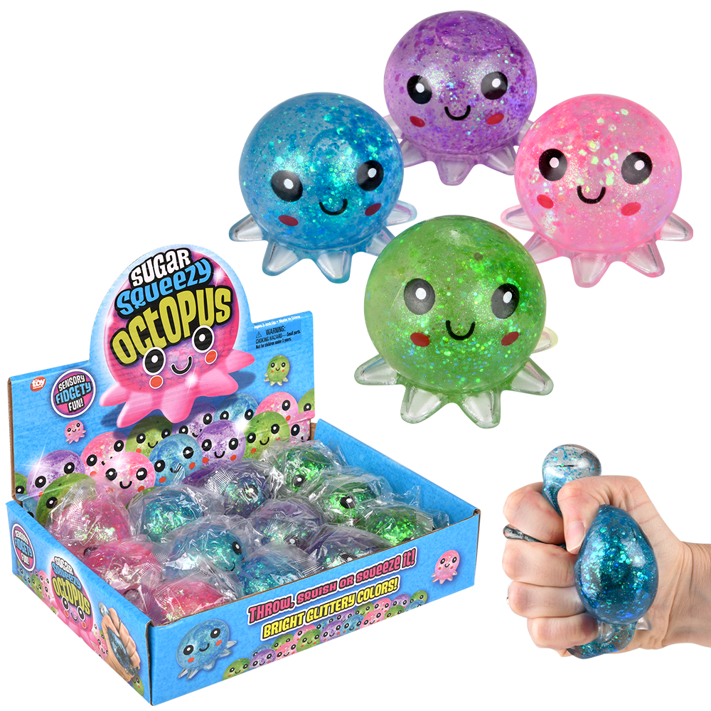 2.5" Squeezy Sugar Octopus