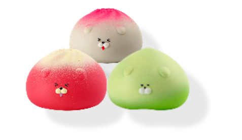 Squishy Puppy Steam Bunz