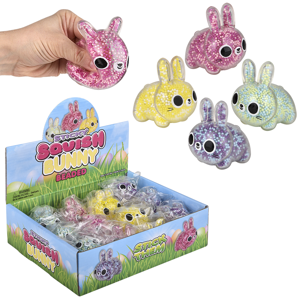 2.5" Squeezy Bead Bunny