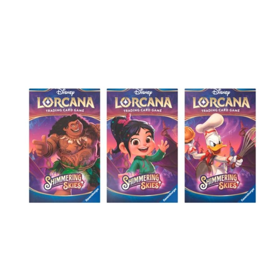Lorcana Shimmering Skies Booster Pack - Toy Box Michigan Lorcana Shimmering Skies Booster Pack - Toy Box Michigan