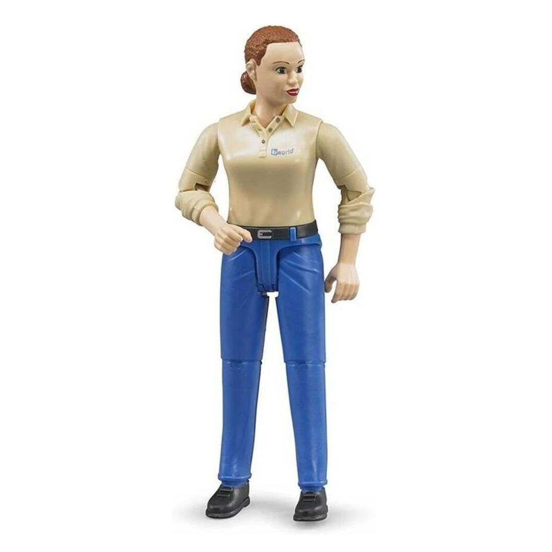 Woman Light Skin Blue Jeans