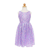 Purple Party Sequins Dress (size 5-6)