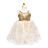 Golden Glam Party Dress - Size 3/4