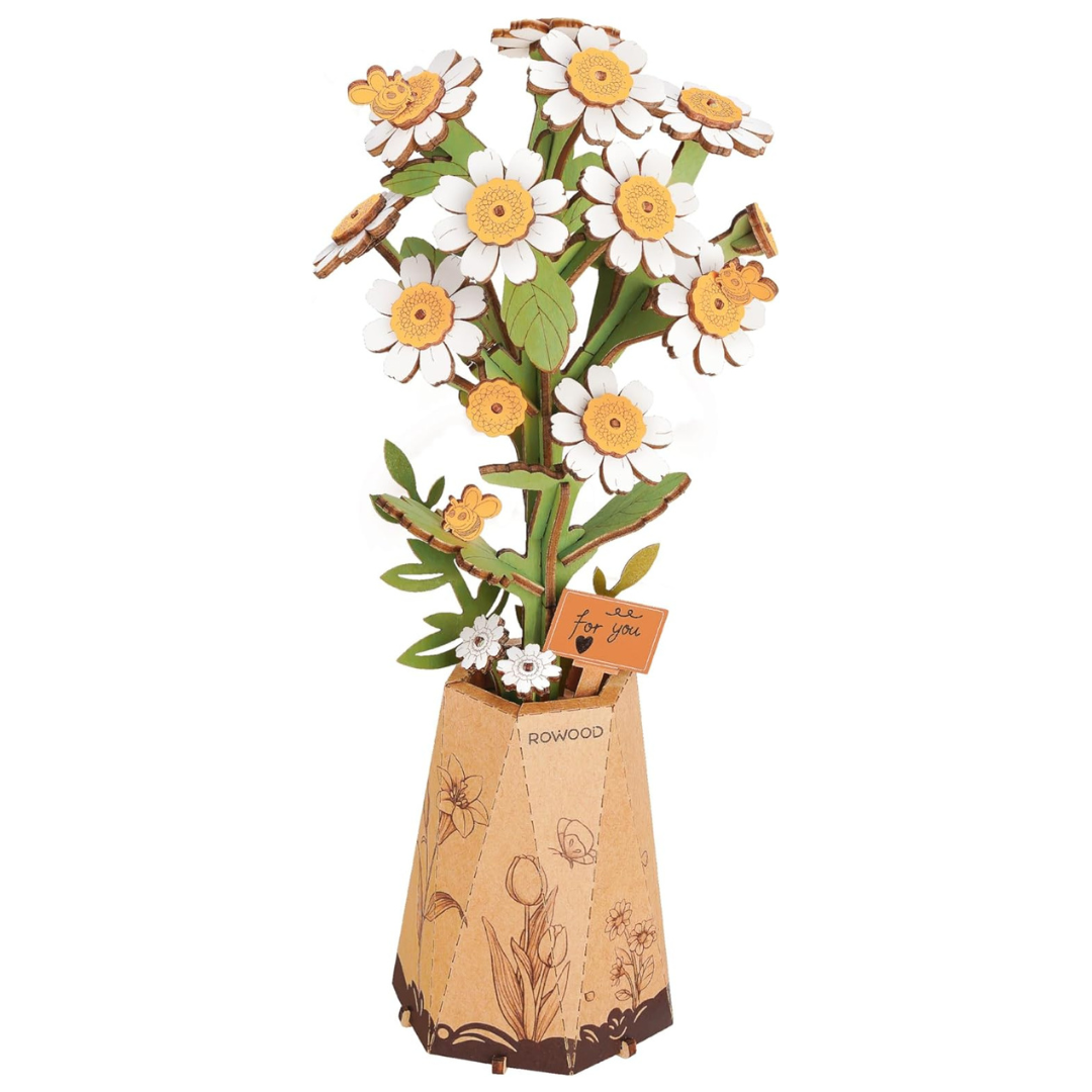 Chamomile Wooden Flower