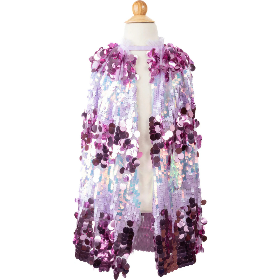 The 5th Ave Pailette Cape Purple Size 4-6