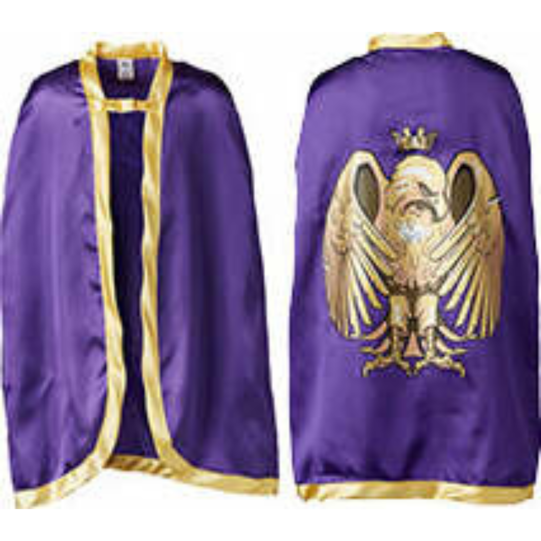 Liontouch Dress Up Costume Golden Eagle Knight Cape