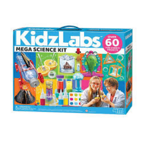 Mega Science Kit KidzLabs 60+ Projects - Toy Box Michigan