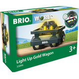 BRIO Light Up Gold Wagon
