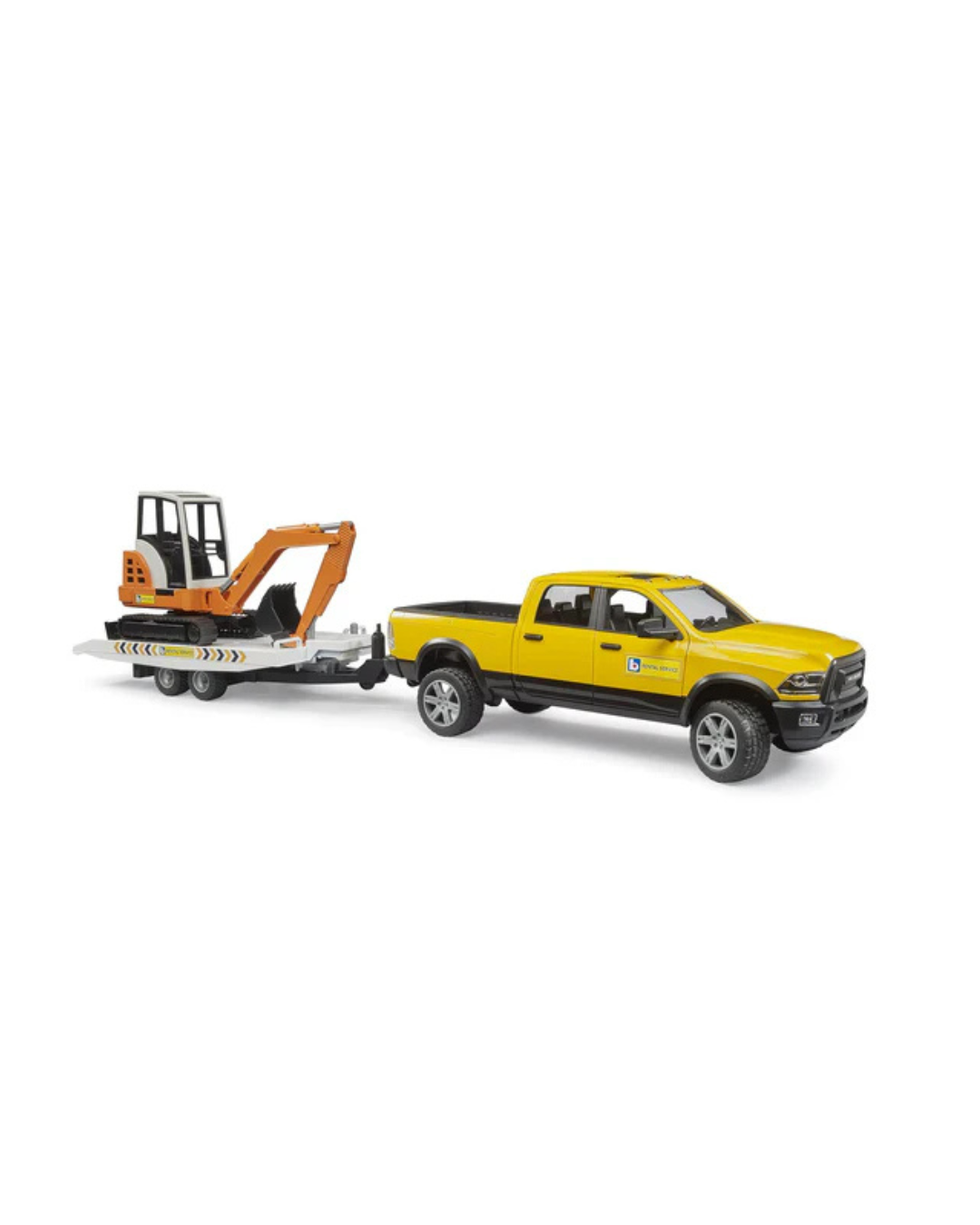 Ram Rental Service with Trailer and Mini Excavator