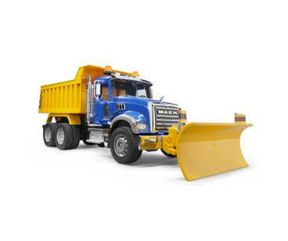 Mack Granite Dump Truck w/ Snow Plow