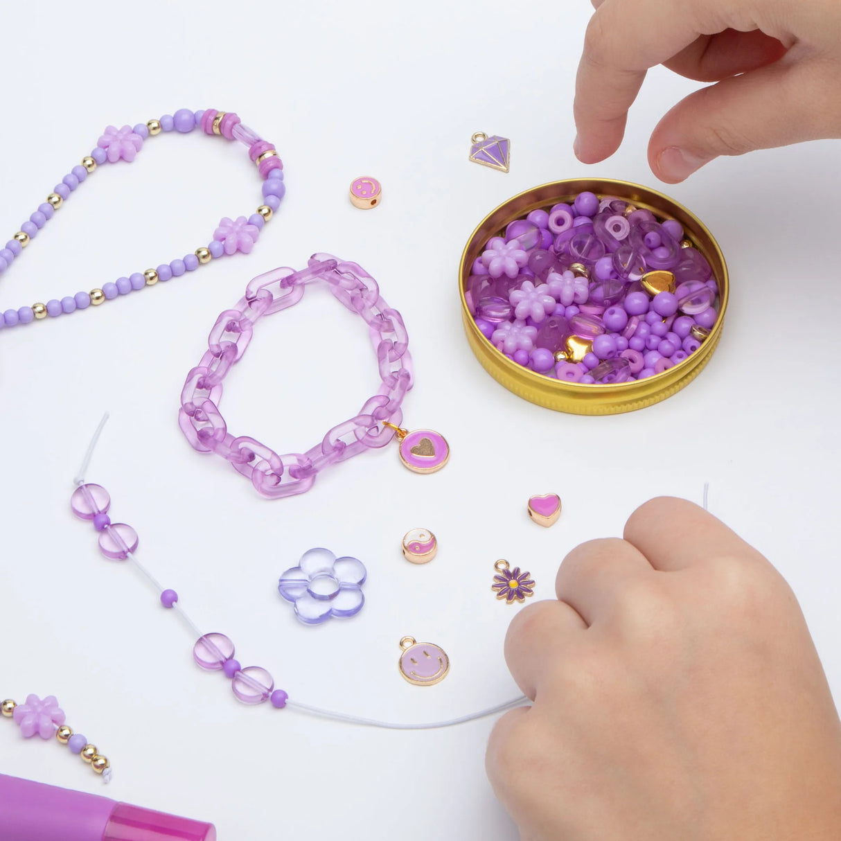 Lilac Haze Bead Tube