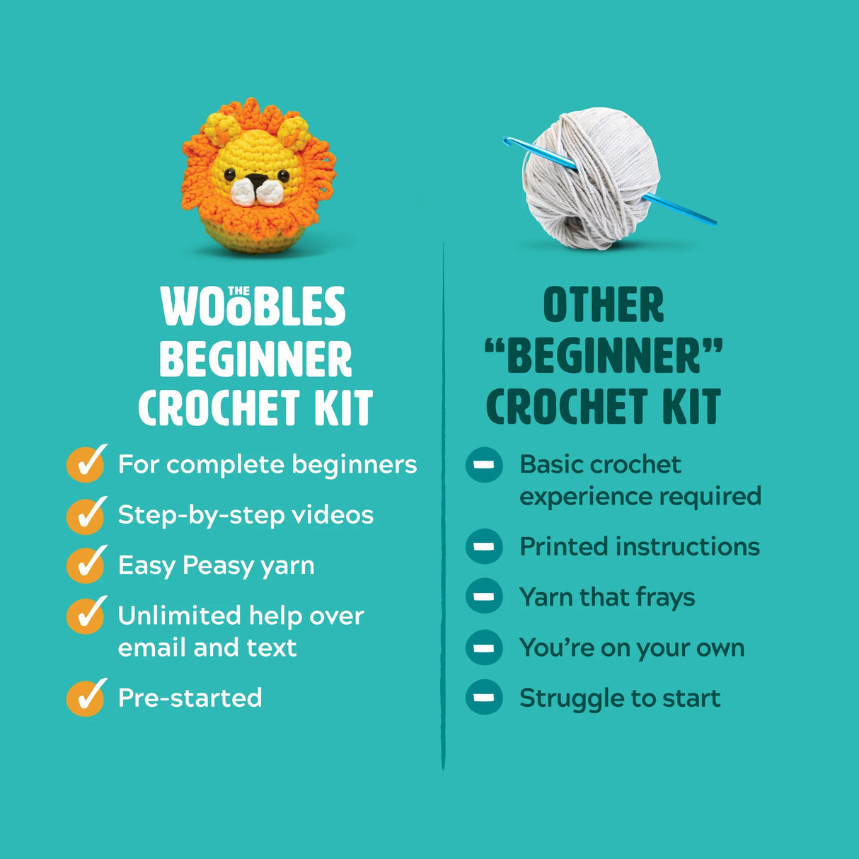 Woobles Woodstock Crochet Kit