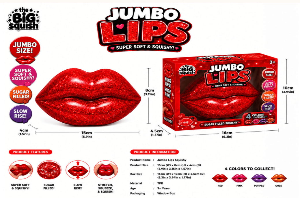 Jumbo Lips Squish