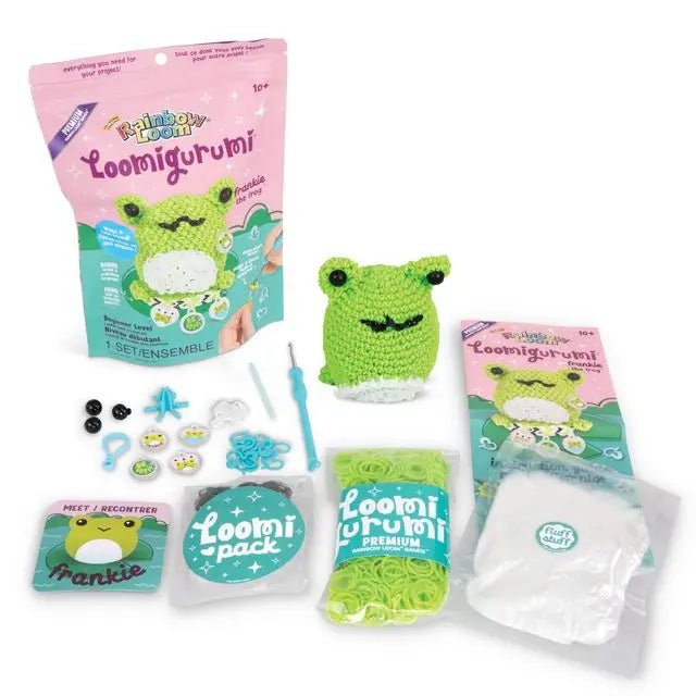 Loomigurumi Kit Frog Rainbow Loom
