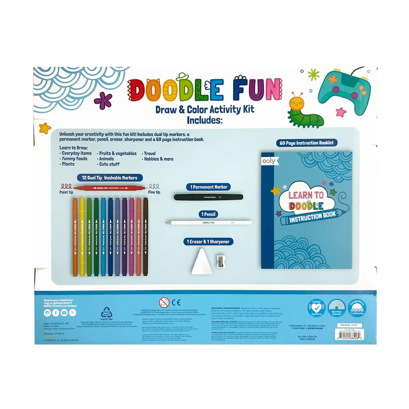 Doodle Fun Draw and Color Activity Kit