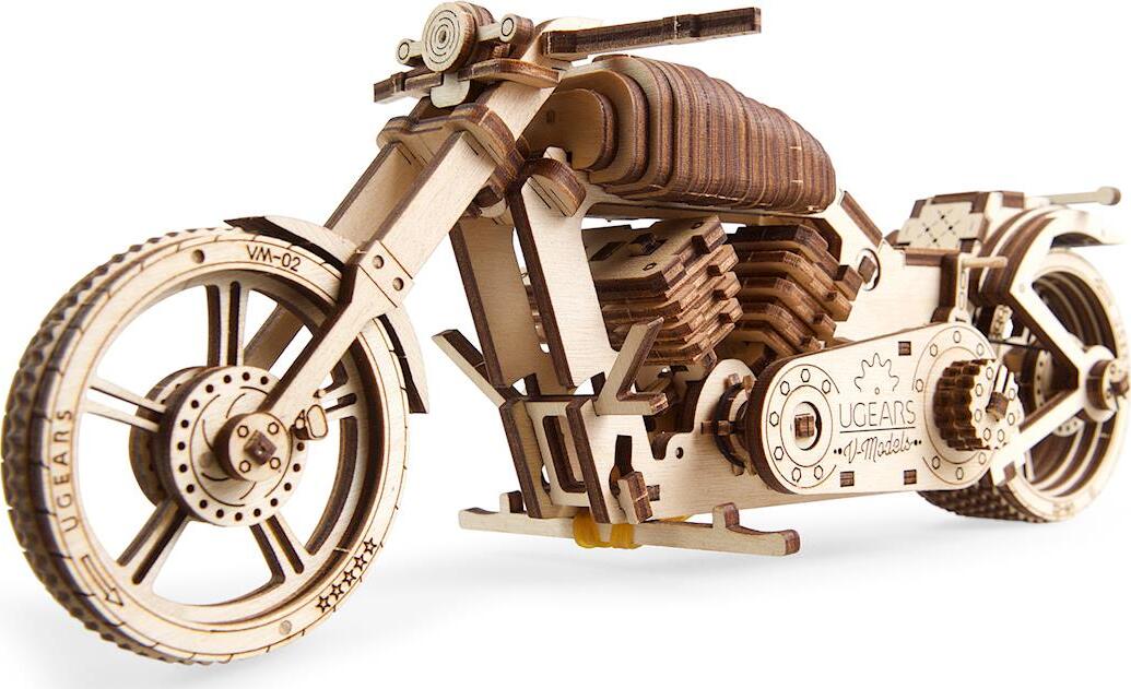 UGears Motorcycle Bike VM-02 Wooden 3D Model