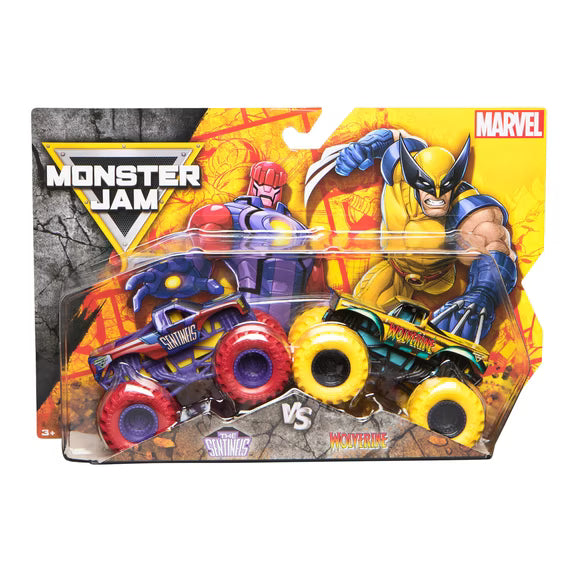 Monster Jam Marvel The Sentinels vs Wolverine