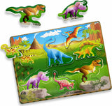 Wooden Puzzle - Jurassic Dinos