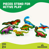 Wooden Puzzle - Jurassic Dinos