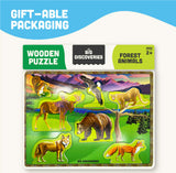 Wooden Puzzle - Forest Animals