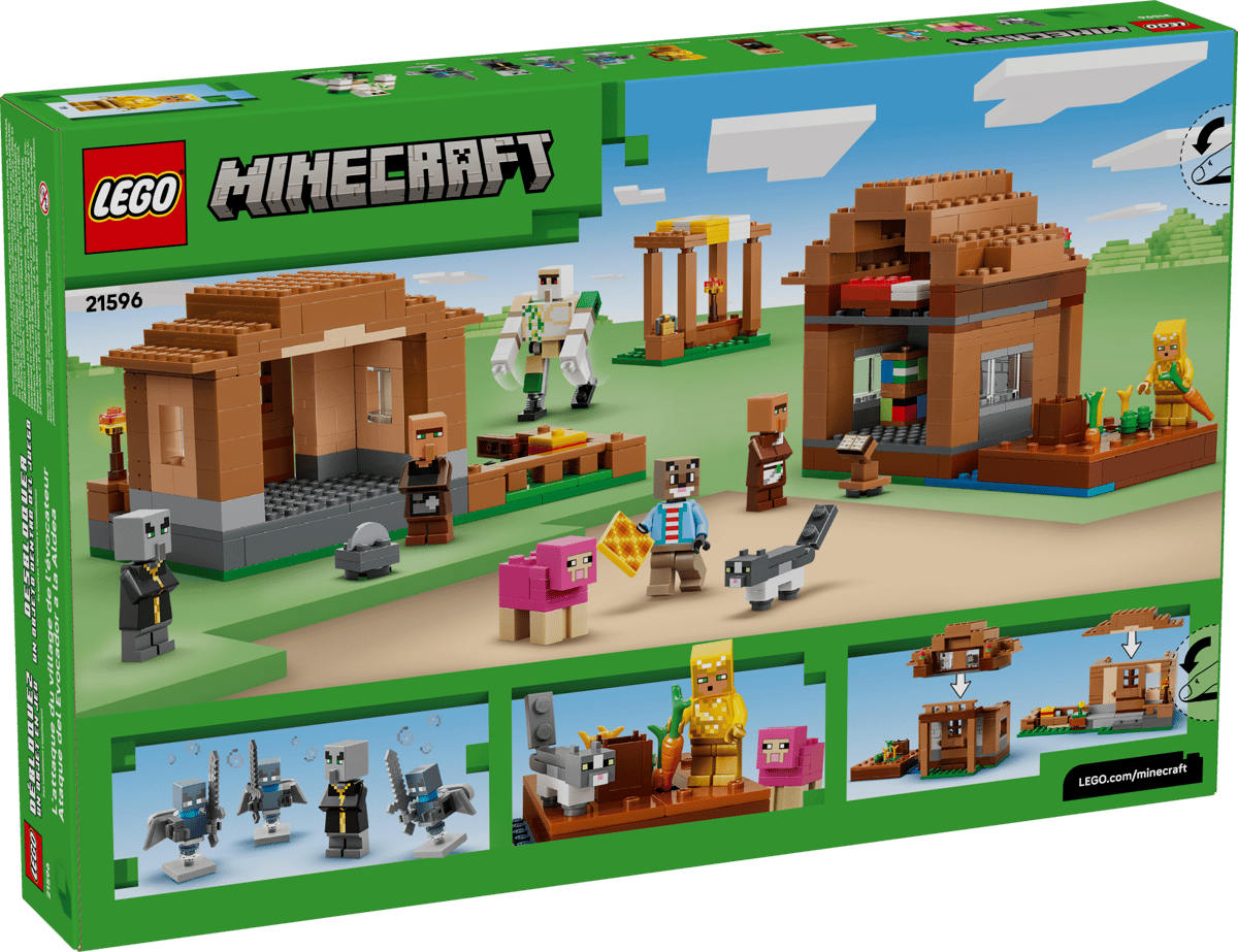 Minecraft Evoker Village Attack