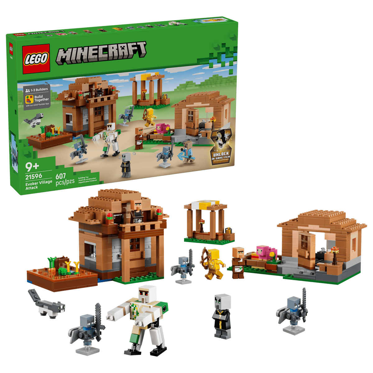 Minecraft Evoker Village Attack