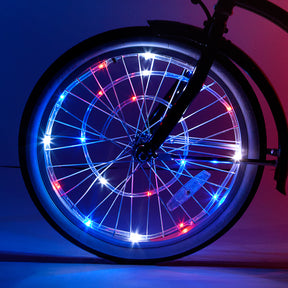 Wheelbrightz Patriotic Led Bicycle Wheel Light