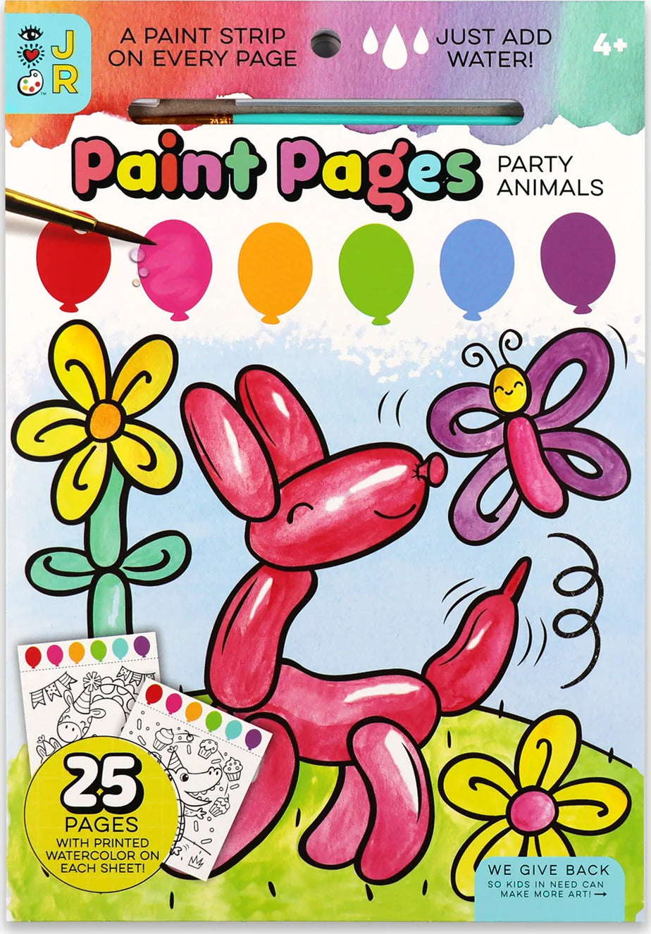Paint Pages: Party Animals