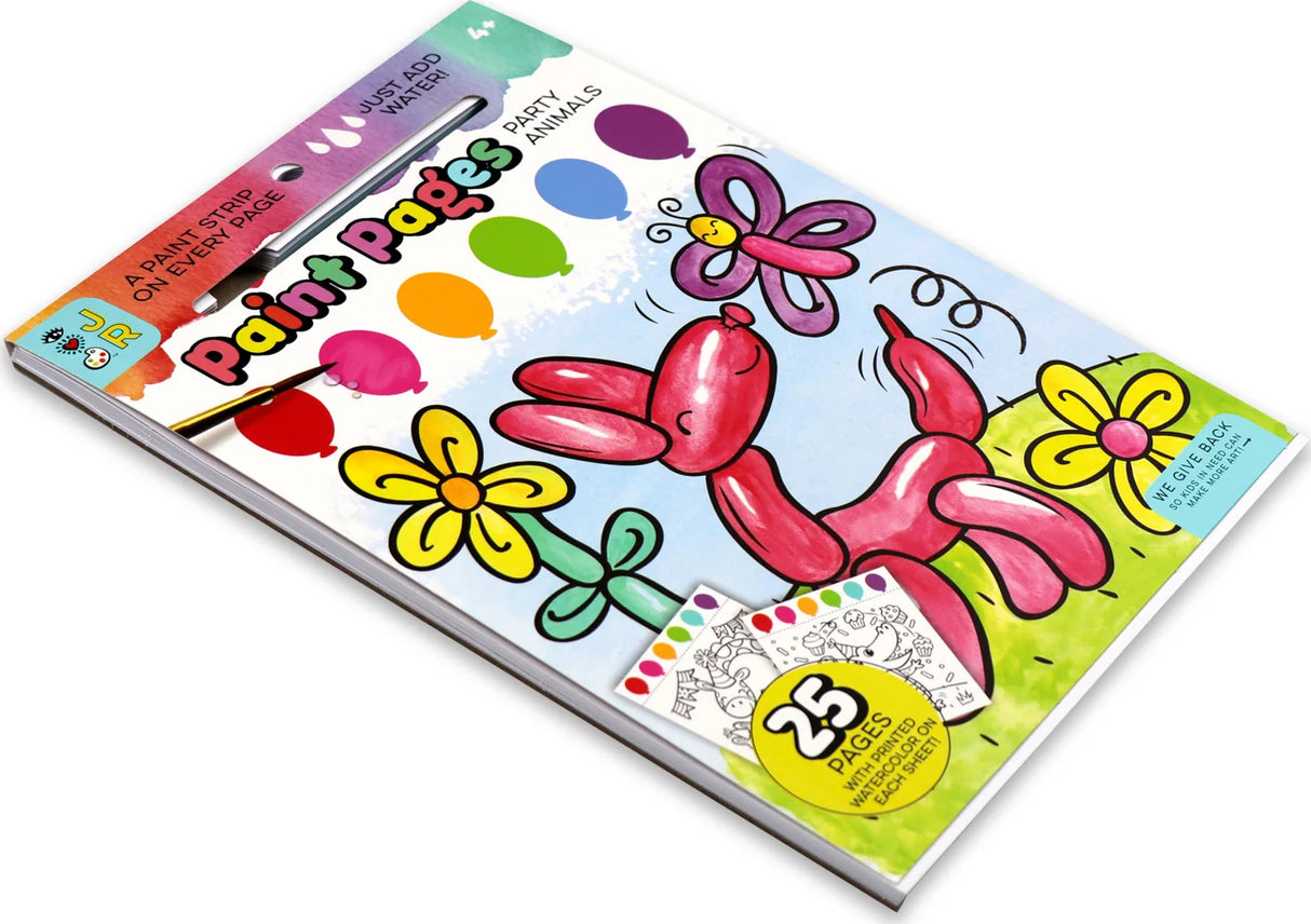 Paint Pages: Party Animals