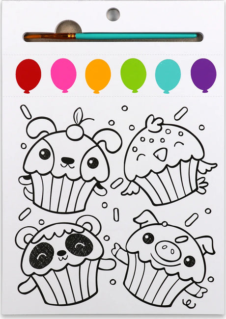 Paint Pages: Party Animals