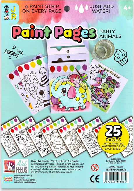 Paint Pages: Party Animals