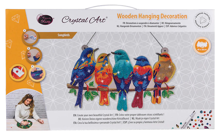 Crystal Art Deco Kit Hanging Song Birds