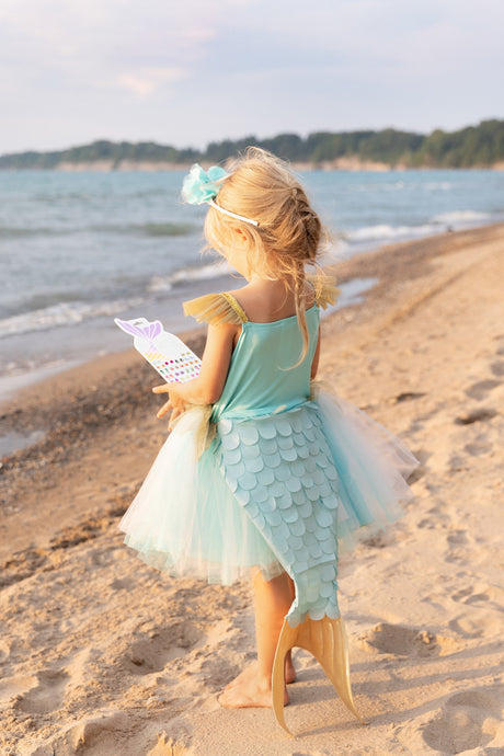 Mermalicious Dress With Tail (Size 5-6)
