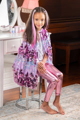 The 5th Avenue Purple Pailette Cape (Size 4-6)
