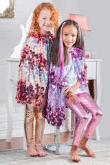 The 5th Avenue Purple Pailette Cape (Size 4-6)
