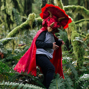 Triceratops Hooded Dinosaur Cape
