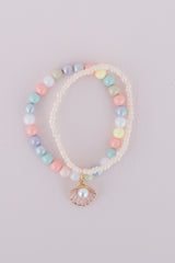 Boutique Pastel Shell Bracelet