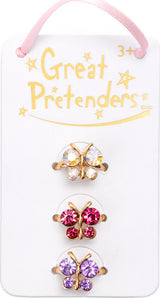 Boutique Butterfly Gem Rings